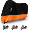 SAPUBK Waterproof Motorcycle Cover With Lock Hole