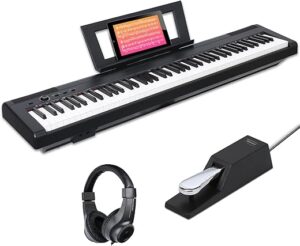 AODSK Weighted 88-Key Beginner Digital Piano S-200