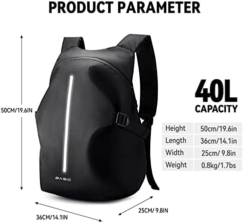 WEPLAN Waterproof Motorcycle Helmet Backpack - Image 3