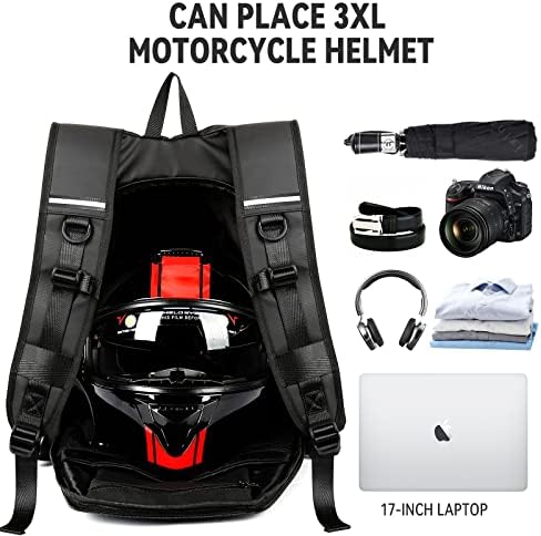 WEPLAN Waterproof Motorcycle Helmet Backpack - Image 3