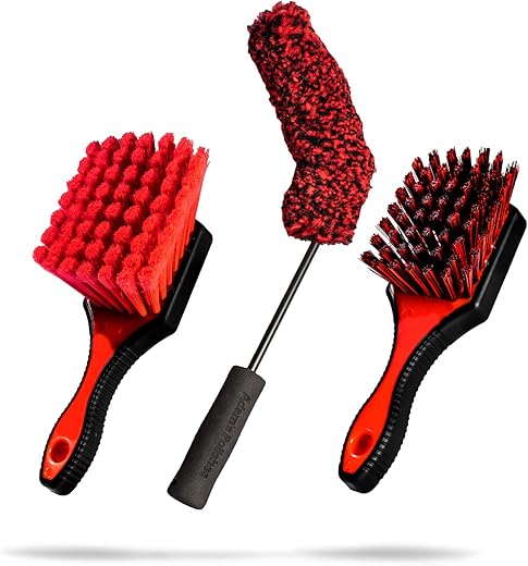 Adam's Polishes Wheel Brush Kit - Complete Detailing Set