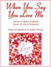 When You Say You Love Me: Harp Arrangement