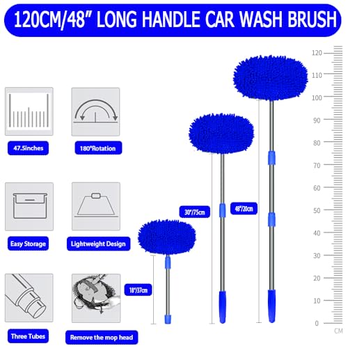 WillingHeart Car Wash Brush Mop Cleaning Tool - Image 3