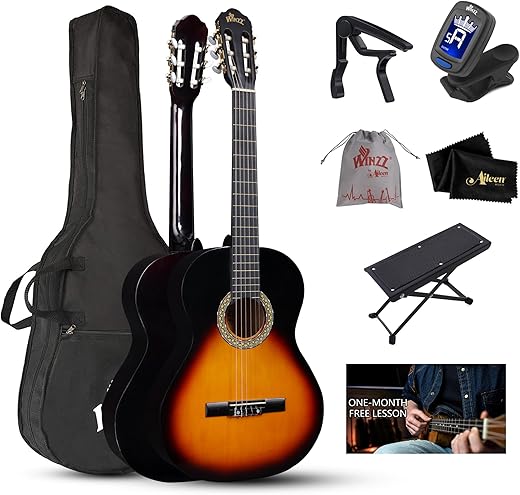 WINZZ WINZZ AC00LH 39 Inches Classical Guitar Kit
