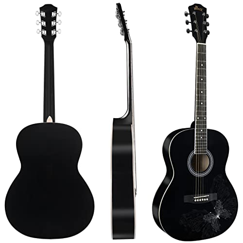 WINZZ AF227A 39 Inches Concert Acoustic Guitar - Image 4