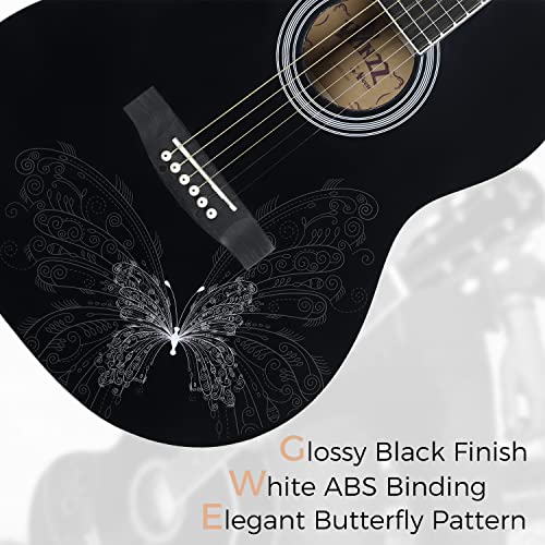 WINZZ AF227A 39 Inches Concert Acoustic Guitar - Image 5