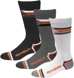 Harley-Davidson Wolverine Men's Retro Rider Socks D99218870-990