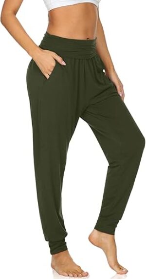 UEU Women’s Cozy Yoga Joggers Sweatpants With Pockets
