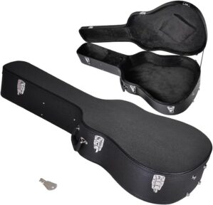 ZeHuoGe Wood Hard-Shell Case With Lock For 41″ Guitar