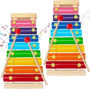 Xeehwb Wooden Xylophone Toy With Mallets