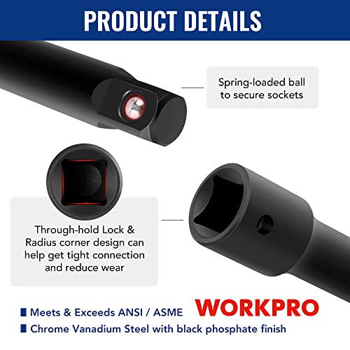 WORKPRO 18-Piece Drive Tool Accessory Set - Image 5