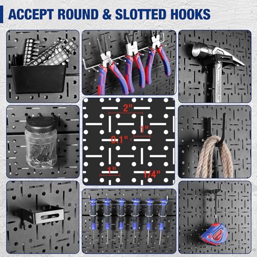 WORKPRO Metal Pegboard Steel Panel 3-Pack - Image 4