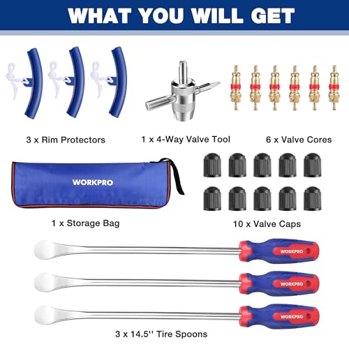 WORKPRO Steel Tire Spoons Tool Set, 23-Piece - Image 3
