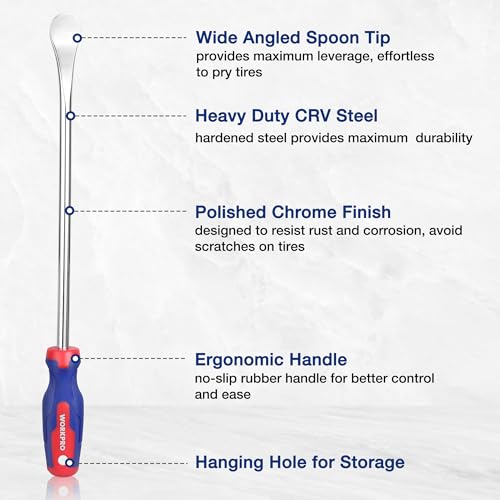 WORKPRO Steel Tire Spoons Tool Set, 23-Piece - Image 4
