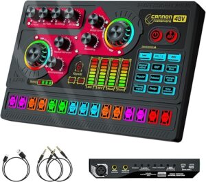 tenlamp X5 Audio Interface & Vocal Effects Mixer