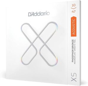 D'Addario XS Phosphor Bronze Coated Acoustic Strings - XSAPB1047