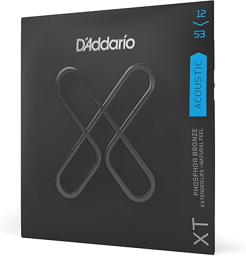 D'Addario XT Phosphor Bronze Coated Acoustic Strings - XTAPB1253