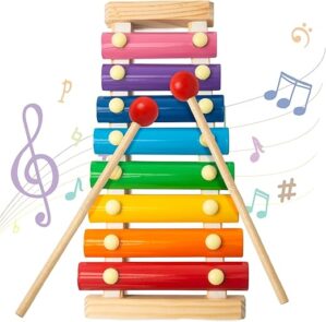 MCPINKY Xylophone Musical Toy With Child Safe Mallets
