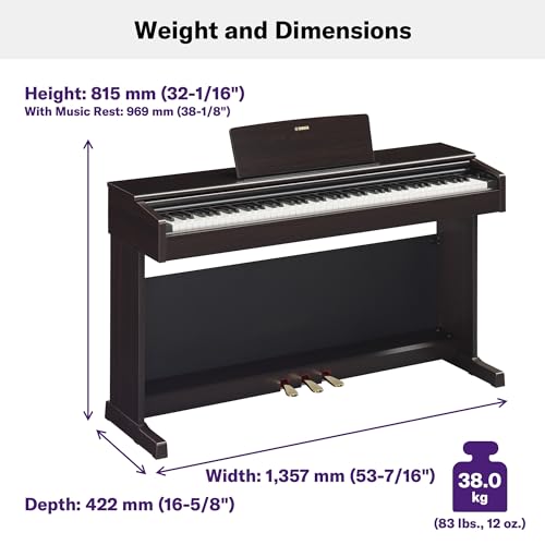 YAMAHA Arius 88-Key Digital Piano YDP145R - Image 5