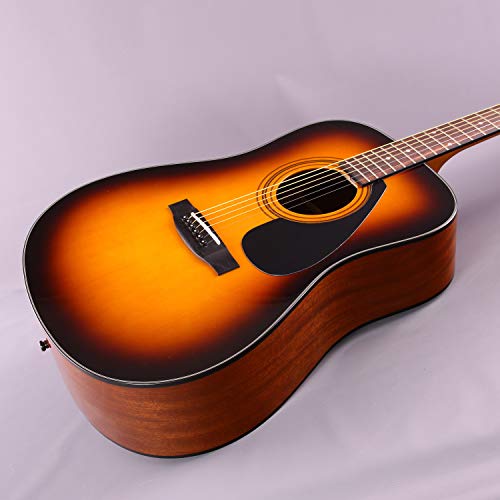 YAMAHA F325D Acoustic Guitar, Tobacco Sunburst - Image 4
