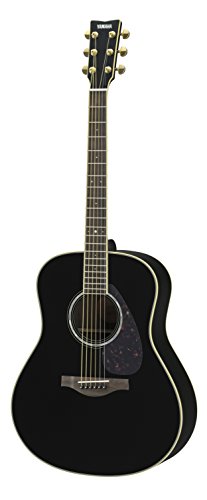 YAMAHA LL6 Acoustic-Electric Guitar - Black - Image 2