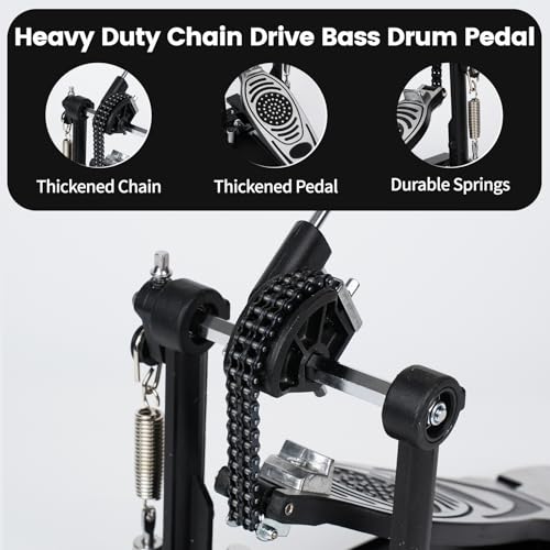 Yeasoul Bass Drum Double Chain Pedal Hammer - Image 3