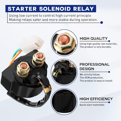 Yerbay Starter Solenoid Relay For Yamaha YFM350 Warrior - Image 3