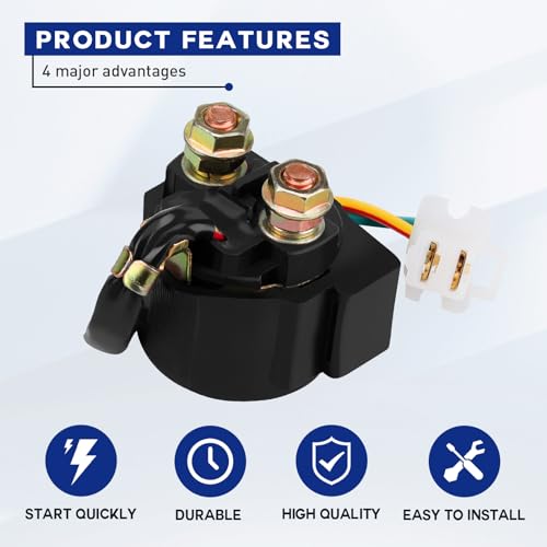 Yerbay Starter Solenoid Relay For Yamaha YFM350 Warrior - Image 4