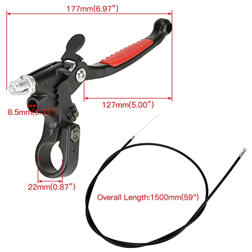 YOXUFA Motorized Bike Clutch Lever Cable Kit - Image 5