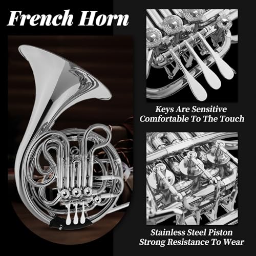YueChun Premium Brass 4-Key Double French Horn - Image 3