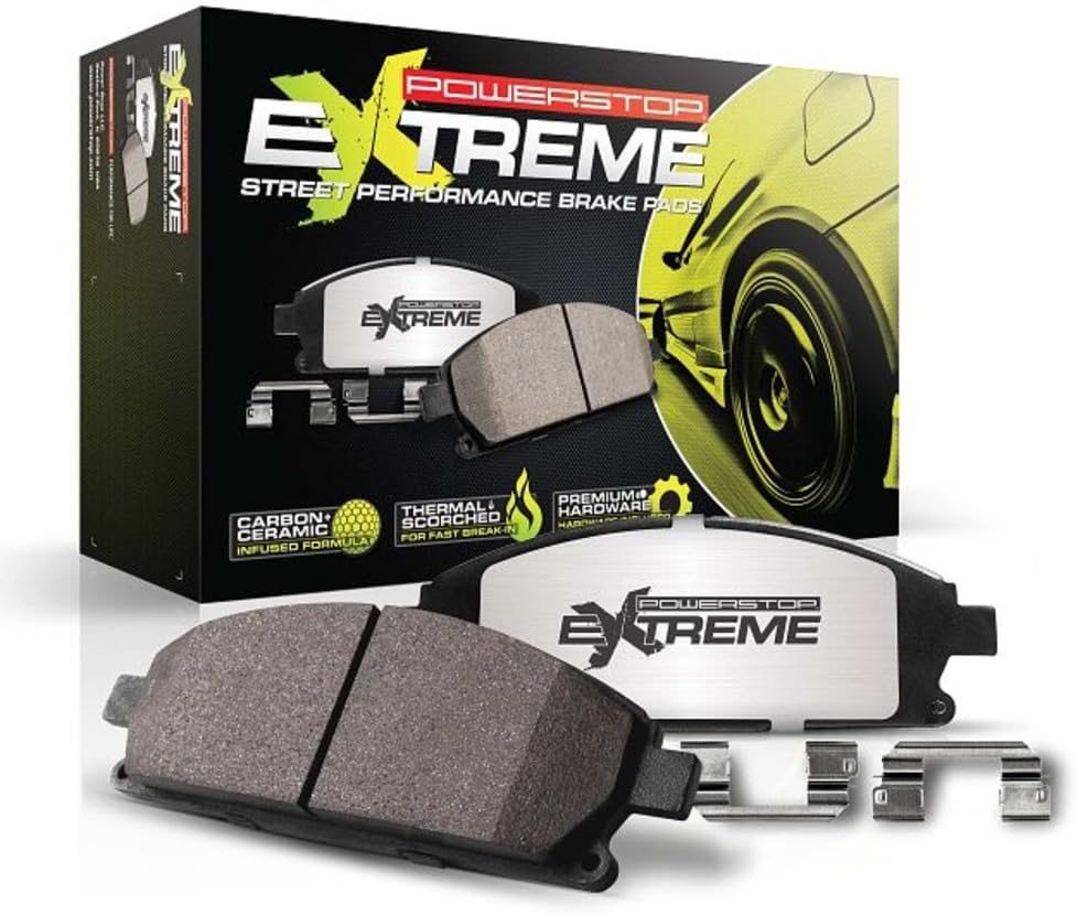 Power Stop Z26-1053 Rear Carbon-Fiber Brake Pads