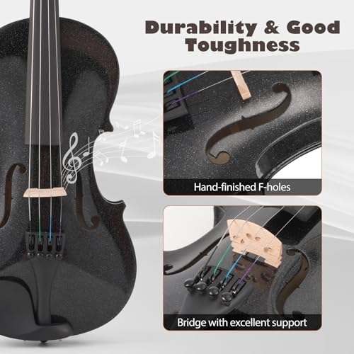 ZEFF Violin For Kids & Beginners, Size 1/2 - Image 4