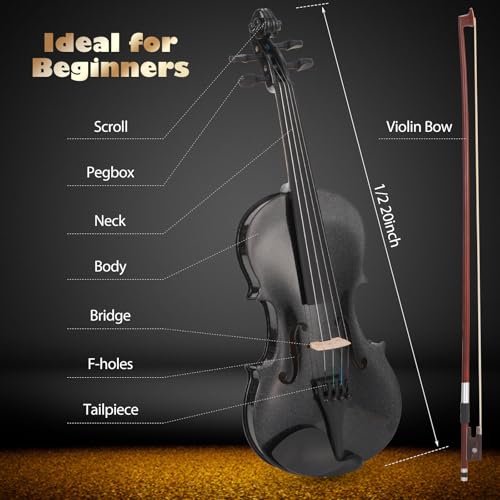 ZEFF Violin For Kids & Beginners, Size 1/2 - Image 5