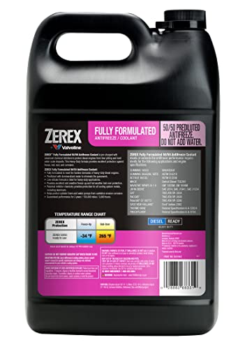 Zerex Fully Formulated Pink Antifreeze/Coolant 1 GA - Image 3