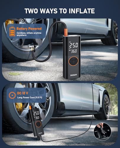 ZGZUXO Portable Air Compressor For Car, 150PSI - Image 3