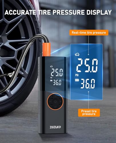 ZGZUXO Portable Air Compressor For Car, 150PSI - Image 4