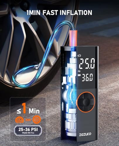 ZGZUXO Portable Air Compressor For Car, 150PSI - Image 2