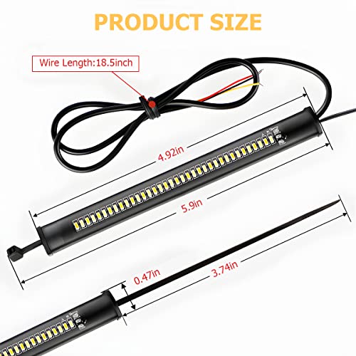 zipelo 2PCS LED Motorcycle Turn Signal Lights - Image 2
