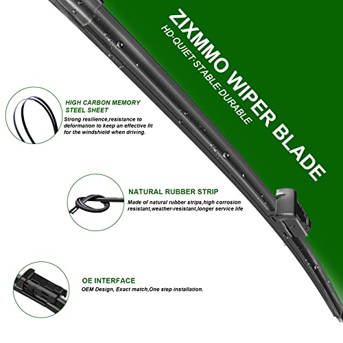 ZIXMMO Factory Wiper Blades For Audi A4 S4 - Image 2