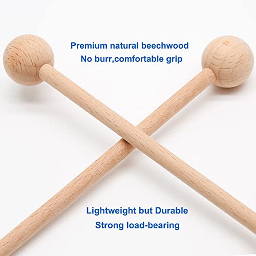 Zorveiio Percussion Sticks Xylophone Glockenspiel Mallets - Image 3