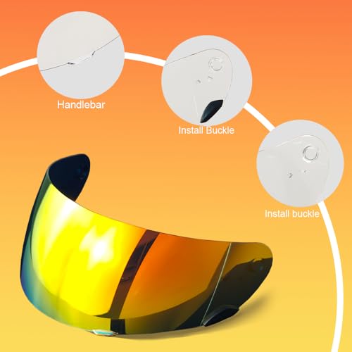 ZQIYDYP Helmet Faceshield For Bell Star Revo - Image 2