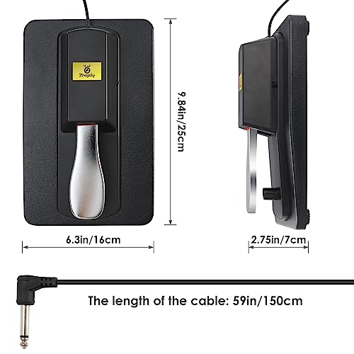 Zreephy Universal Sustain Pedal For Keyboards - Image 4