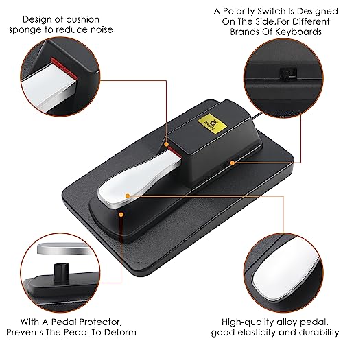Zreephy Universal Sustain Pedal For Keyboards - Image 5