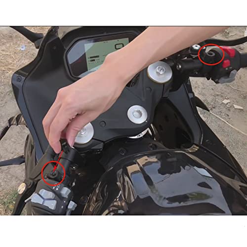 ZYAKOMO Red CNC M10x1.25 Motorcycle Mirror Plugs - Image 3