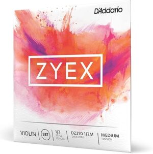 D'Addario Zyex Violin String Set, 1/2 Scale