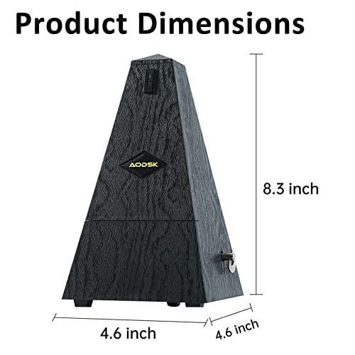AODSK Mechanical Metronome Black Universal For Instruments - Image 2