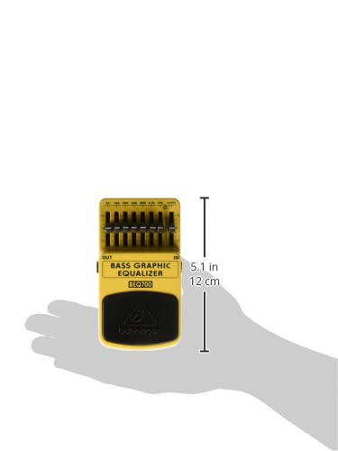 Behringer BEQ700 Bass Graphic Equalizer Pedal - Image 2