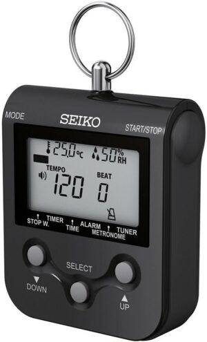 SEIKO DM90B Compact Metronome, Black