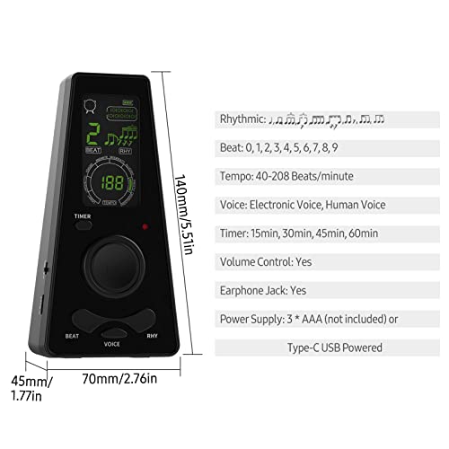 ERYUE Digital Metronome With Timer And Control - Image 2