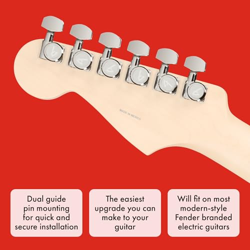 Fender Locking Guitar Tuners, Polished Chrome, Set of 6 - Image 4